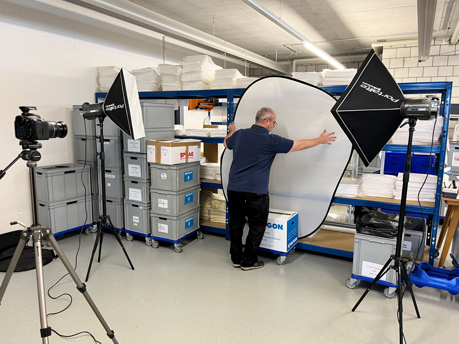 Portraitfotos in der Wäscherei Umkehr